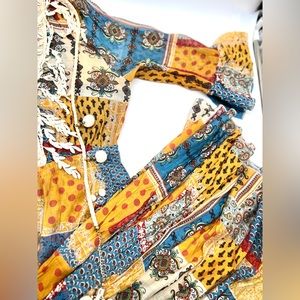 Beautiful Bohemian Style Printed Maxy Dress